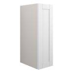 Crystal 200mm Standard Toilet Roll Unit - Matt White (Grey Cab)