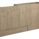 Platinum 1536mm Standard Basin  WC & 1 Door Unit Pack - Havana Oak (Grey Cab)