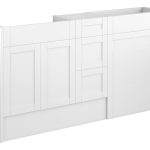 Crystal 1536mm Standard Basin  WC & 3 Drawer Unit Pack - Matt White (Grey Cab)