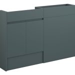 Diamond 1236mm Slim Basin & WC Unit Pack - Matt Green Camo (Grey Cab)