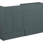 Crystal 1236mm Slim Basin & WC Unit Pack - Matt Green Camo (Grey Cab)