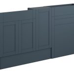Crystal 1536mm Slim Basin  WC & 1 Door Unit Pack - Matt Arley Blue (Grey Cab)