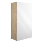 Platinum 600mm Standard 2 Door Storage Unit - White Gloss (Oak Cab)