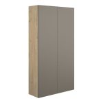 Platinum 600mm Slim 2 Door Storage Unit - Matt Stone (Oak Cab)
