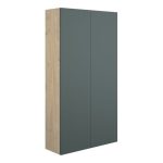 Platinum 600mm Slim 2 Door Storage Unit - Matt Green (Oak Cab)