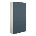 Platinum 600mm Slim 2 Door Storage Unit - Matt Arley Blue (Grey Cab)