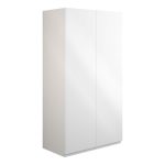 Diamond 600mm Standard 2 Door Storage Unit - White Gloss (Grey Cab)