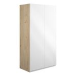Diamond 600mm Standard 2 Door Storage Unit - White Gloss (Oak Cab)