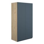 Diamond 600mm Standard 2 Door Storage Unit - Matt Arley Blue (Oak Cab)