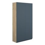 Diamond 600mm Slim 2 Door Storage Unit - Matt Arley Blue (Oak Cab)