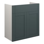 Crystal 600mm Standard Basin Unit - Matt Green Camo (Grey Cab)