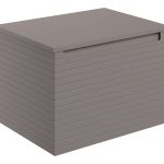 Opulent 610mm Wall Hung 1 Drawer Basin Unit & Worktop - Matt Taupe