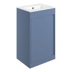 Grand 510mm Floor Standing Unit Inc. Basin - Matt Misty Blue