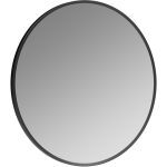 Lustre 600mm Round Mirror - Matt Black
