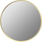 Lustre 500mm Round Mirror - Brushed Brass