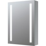 Pella 500mm 1 Door Front-Lit LED Mirror Cabinet
