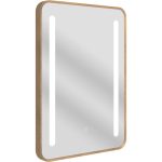Shimmer 500x700mm Rounded Front-Lit LED Mirror - Brushed Bronze
