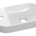 Delta 380x200mm Mini Resin Washbowl - White