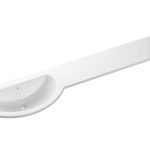 1544mm Slim Round One-Piece Basin & Overflow Ring - Left Hand