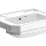Summit 495x445mm 2TH Semi Recessed Basin