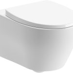 Droplet Slim Soft Close Toilet Seat - White