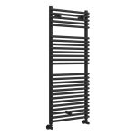 Inferno Round Ladder Radiator (500x1190mm) - Black