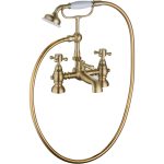 Mist Bath/Shower Mixer & Shower Kit - Brushed Brass