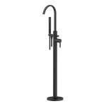 Kinetic Floor Standing Bath/Shower Mixer - Matt Black