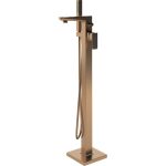 Geyser Floor Standing Bath/Shower Mixer - Brushed Bronze