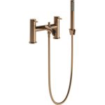 Spate Bath/Shower Mixer & Bracket - Brushed Bronze