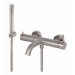 Vema Tiber Wall Mounted Bath/Shower Mixer - St/Steel