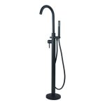 Spate Floor Standing Bath/Shower Mixer - Matt Black