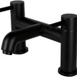 Vema Maira Deck Mounted Bath Filler - Matt Black