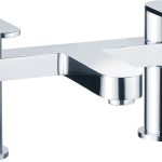 Ripple Bath Filler - Chrome