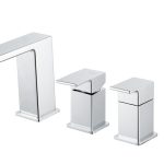 Vema Lys 4-Hole Deck Mounted Bath/Shower Mixer - Chrome