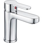 Plume Basin Mixer & Waste - Chrome