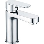 Ripple Basin Mixer & Waste - Chrome