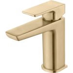Geyser Basin Mixer & Waste - Brushed Brass