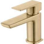 Geyser Cloakroom Basin Mixer & Waste - Brushed Brass