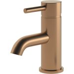 Spate Basin Mixer & Waste - Brushed Bronze