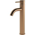 Spate Tall Basin Mixer - Brushed Bronze