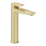 Splice Tall Basin Mixer - Brushed Brass