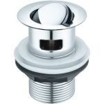 Slotted Flip Plug Basin Waste - Chrome