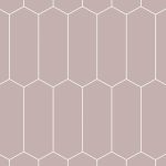 Fibo Urban - Dusky Pink (Elongated Hexagonal) - Pk/2