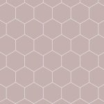 Fibo Urban - Dusky Pink (Hexagonal) - Single