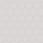 Fibo Urban - White Silk (Hexagonal) - Pk/2