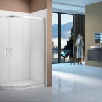Merlyn Vivid Boost 1200x800mm 2 Door Offset Quadrant