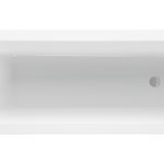 Solace Square Single End 1700x750x550mm 0TH Bath w/Legs