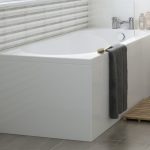 1810x810mm One-Piece Bath Panel - White Gloss