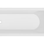 Nirvana D Shape Single End 1700x700x550mm 2TH Bath w/Legs